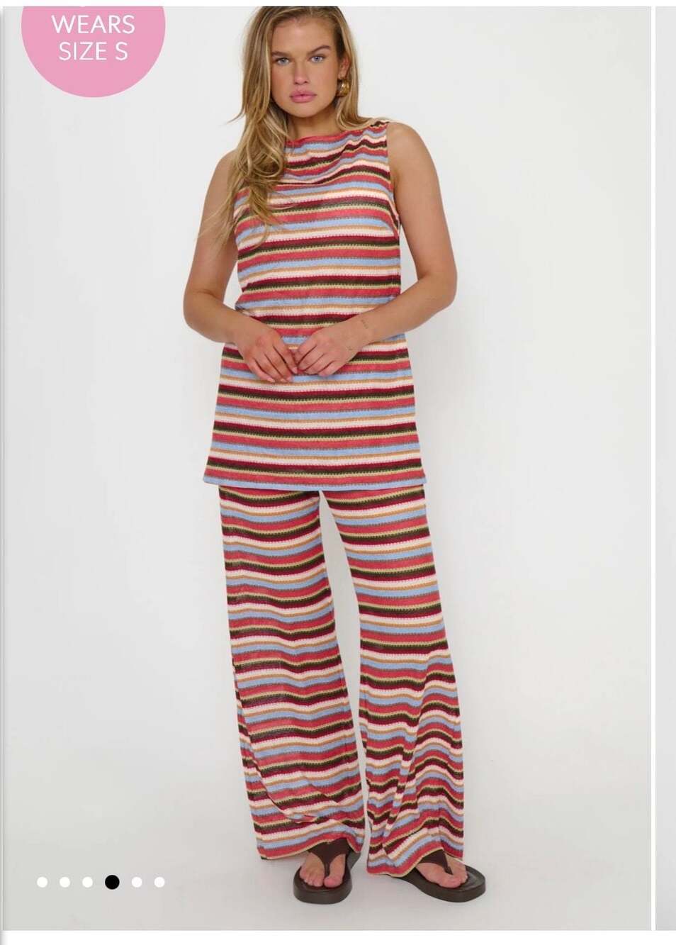 Show Me Your Mumu Sunkissed Stripe Knit Kenny Pants